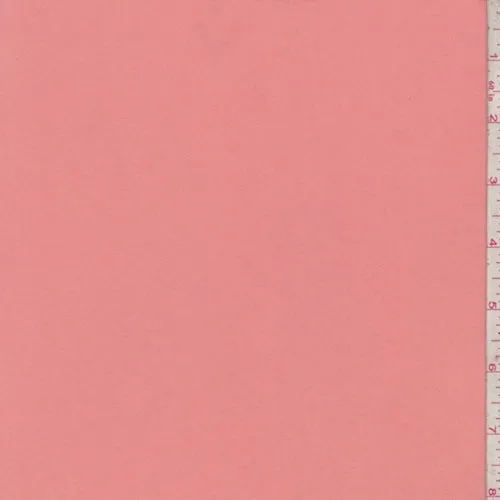 Peach Pink Double Brushed Jersey Knit Fabric