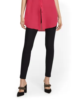 Petite Whitney High-Waisted Pull-On Slim-Leg Pant