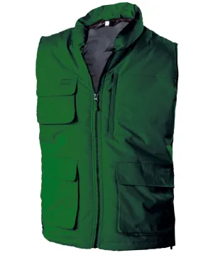 Quilted bodywarmer | Forest Green