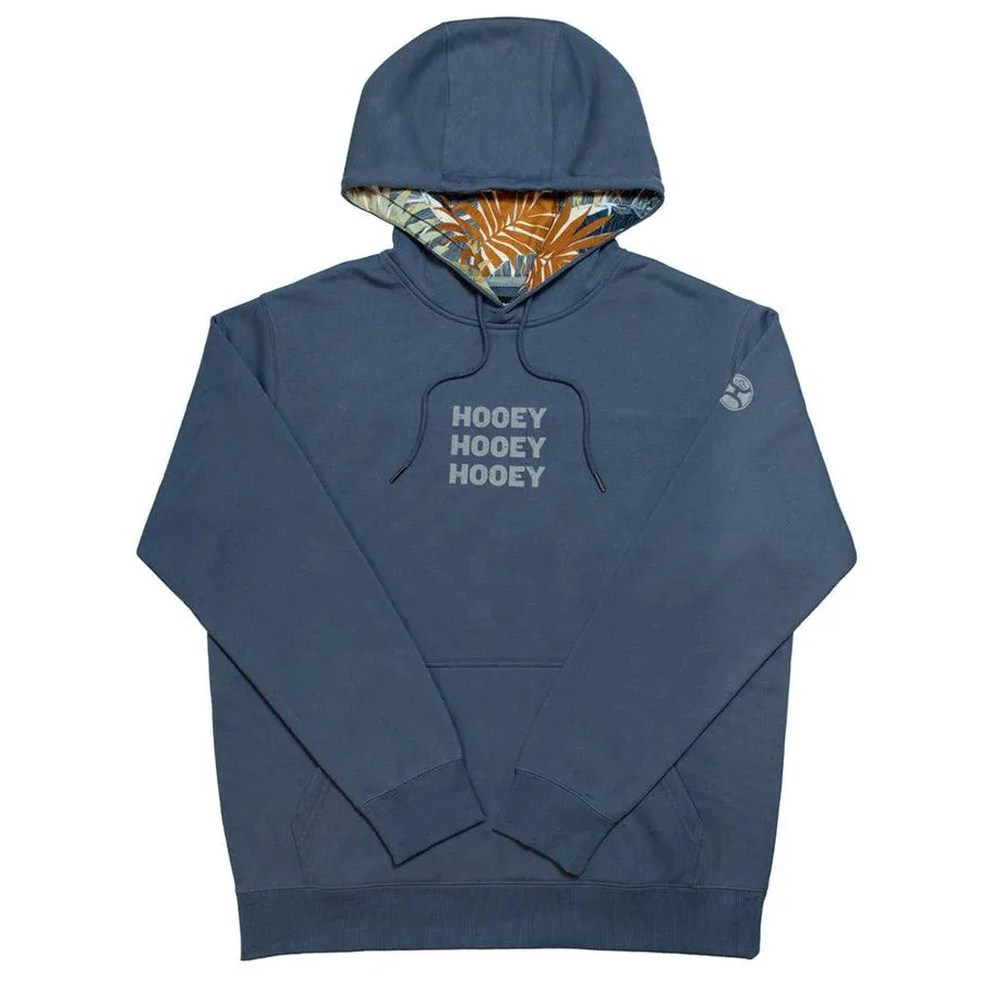 "TRES" BLUE W/GREY LOGO HOOEY HOODY