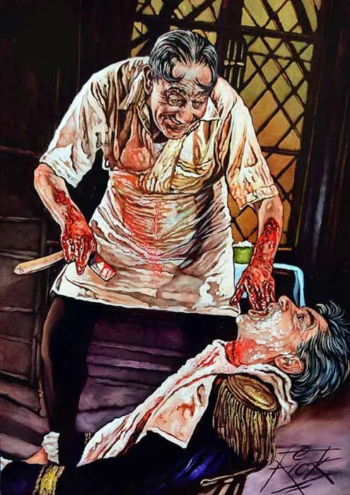 Rick Melton - Sweeney Todd - Classic Horror - Art Print