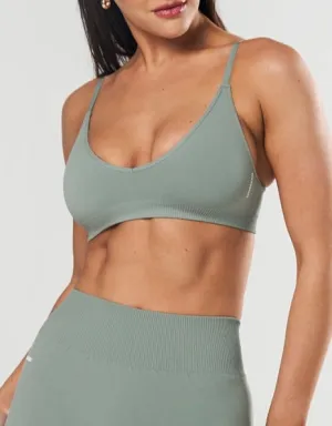 Seamless Base Bralette - Blue