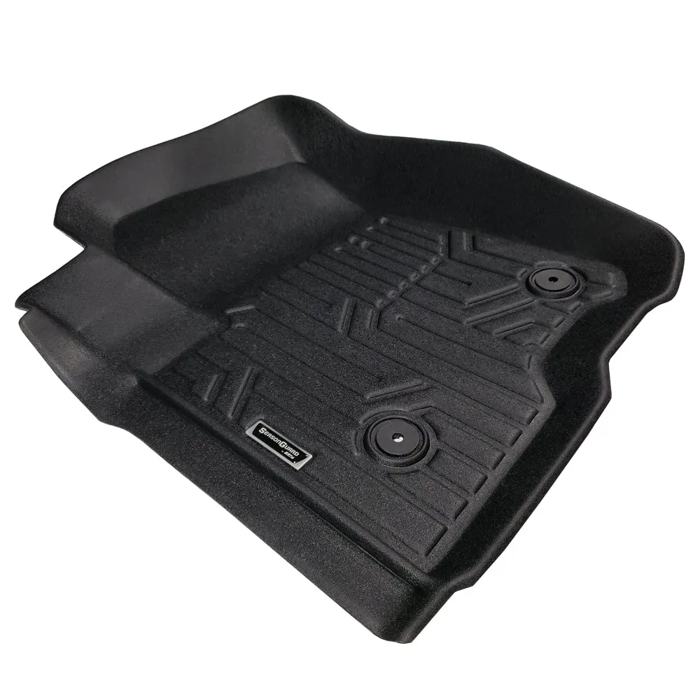 Season Guard Floor Mat Liner, Chevrolet Silverado 1500 Crew Cab 2019-2020  Front and Rear Seat 3pc