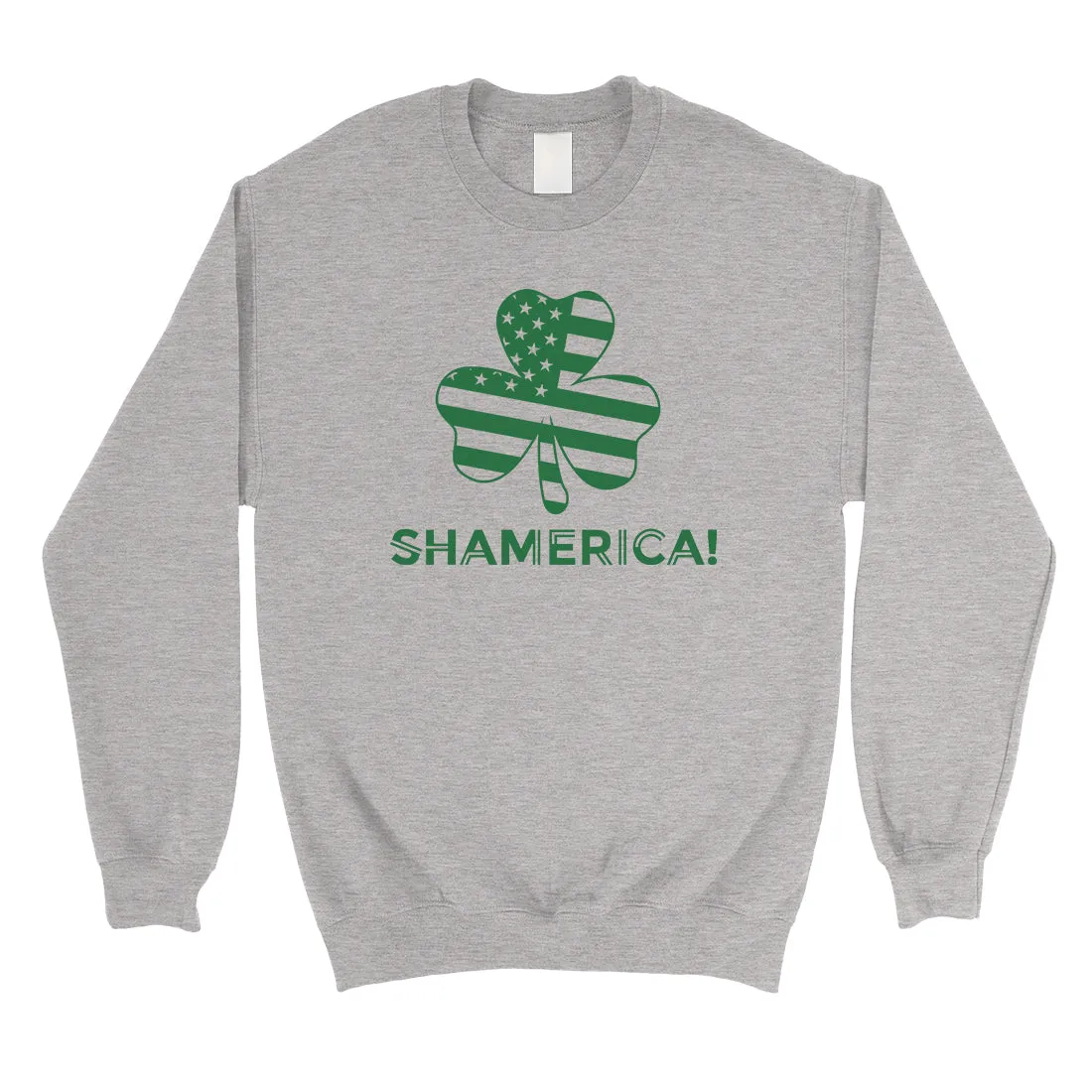 Shamerica Flag Unisex Saint Patrick's Day Sweatshirt Gag Irish Gift