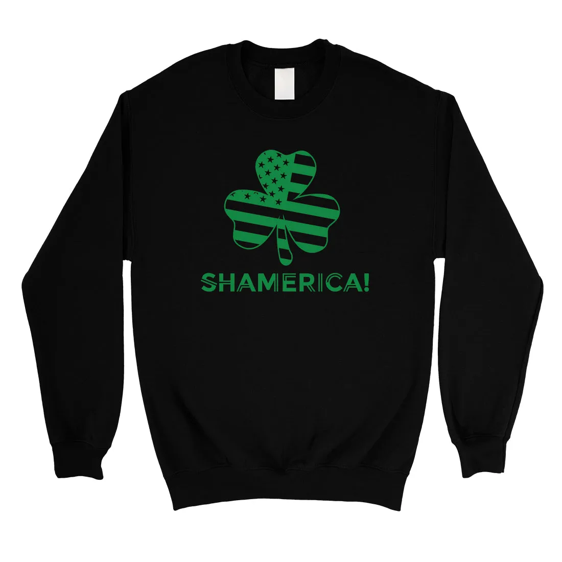 Shamerica Flag Unisex Saint Patrick's Day Sweatshirt Gag Irish Gift