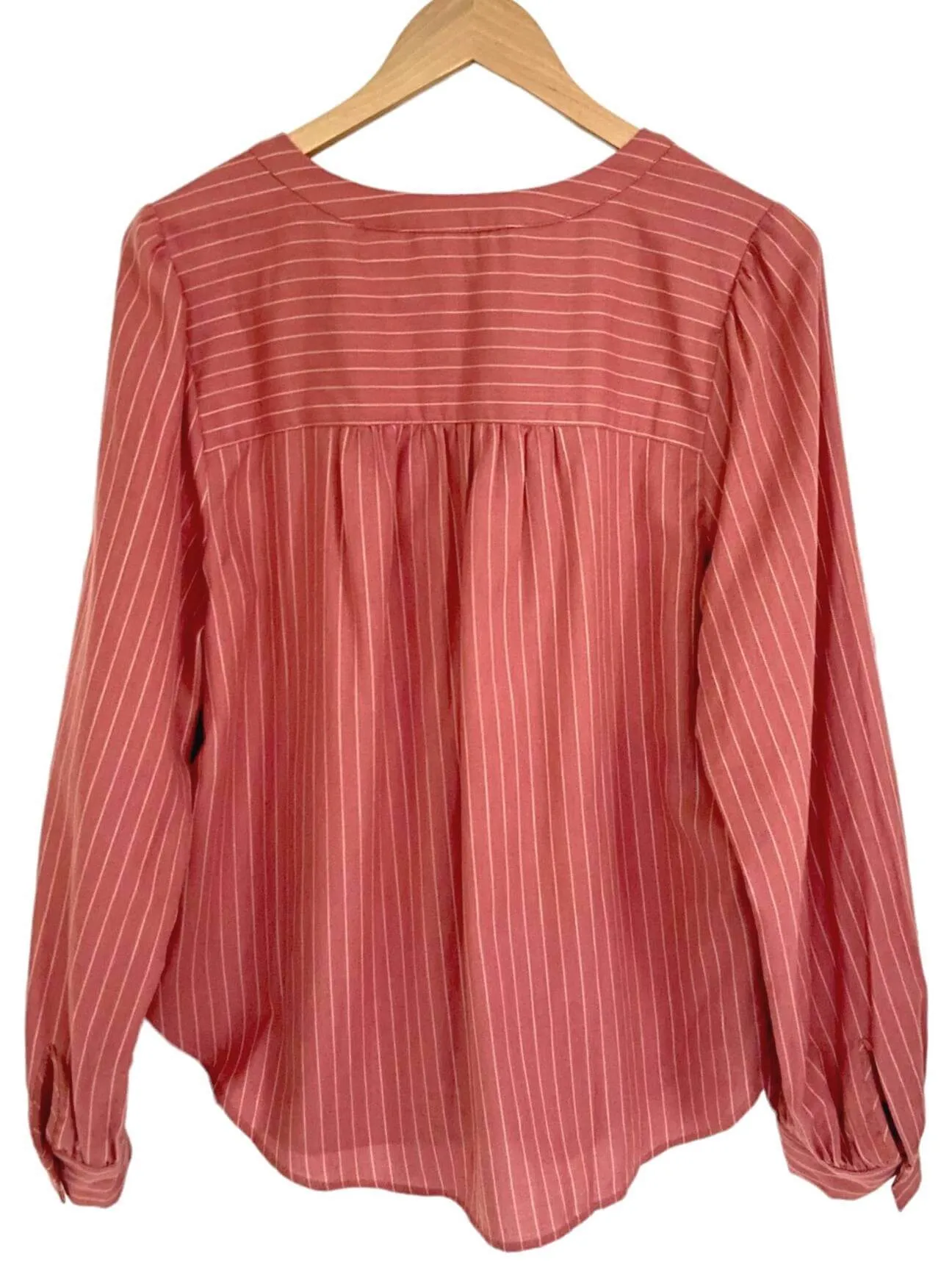 Soft Autumn Stripe Button-Down Shirt