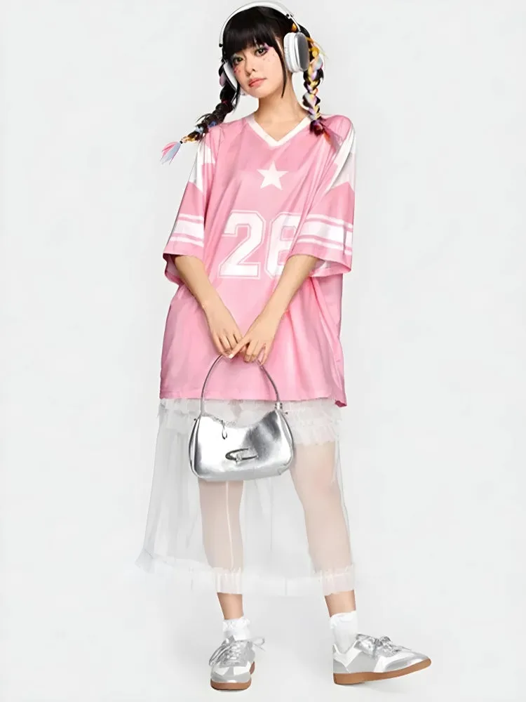 Soft Girl Star 26 Jersey Top