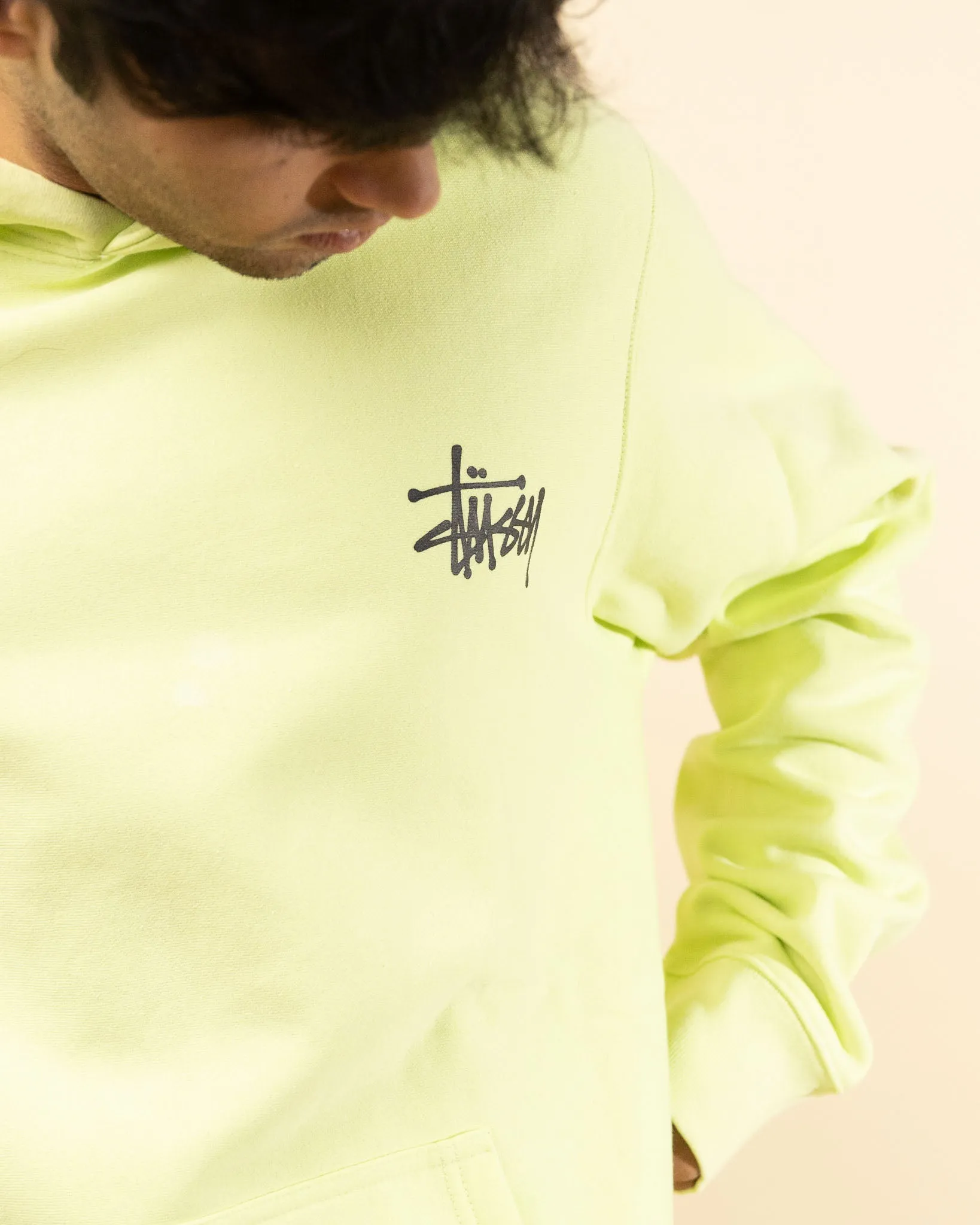 Stussy Pale Green Hoodie