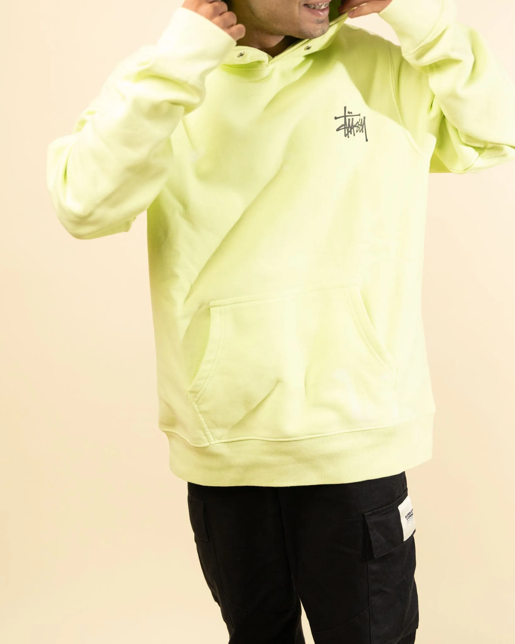 Stussy Pale Green Hoodie