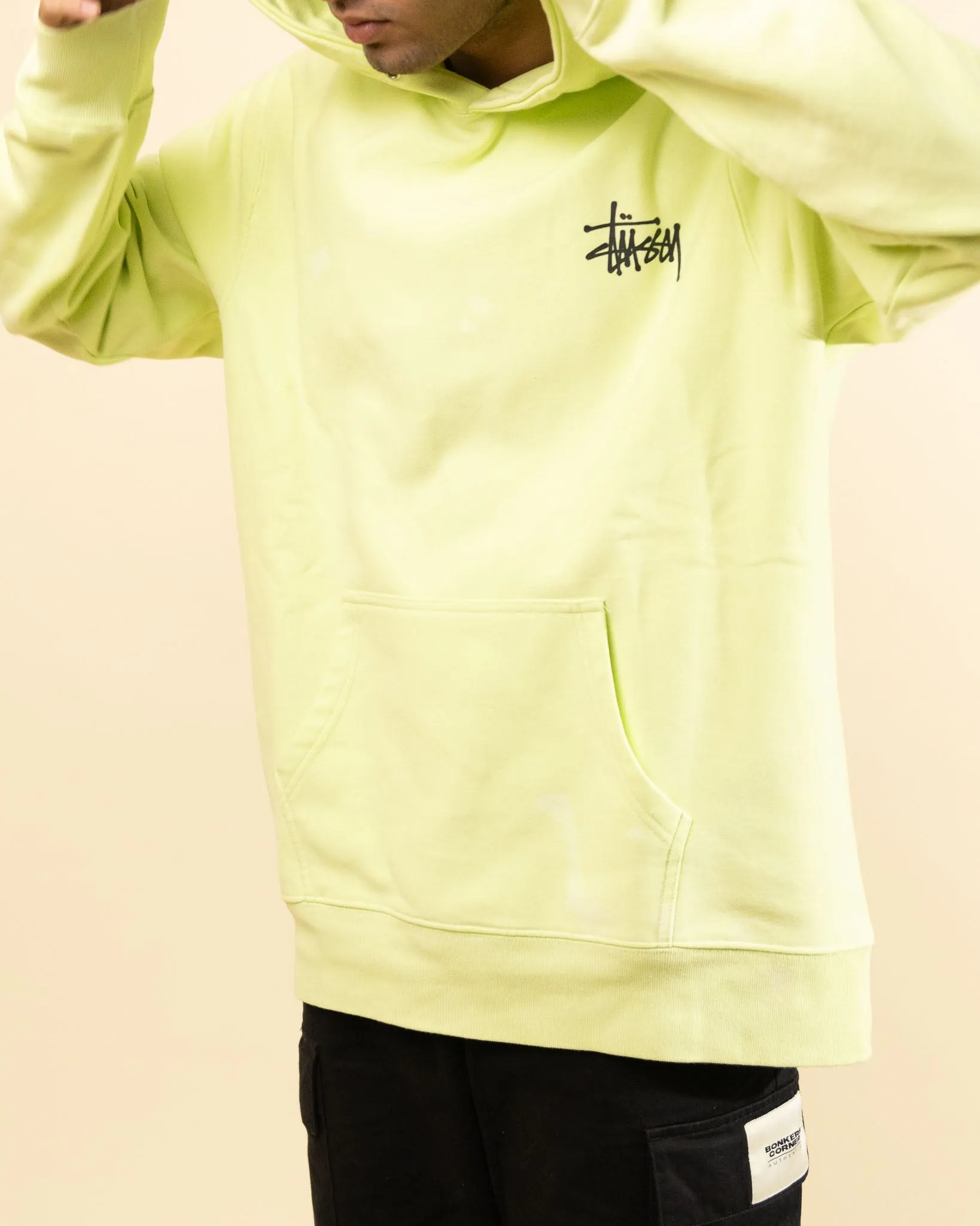 Stussy Pale Green Hoodie