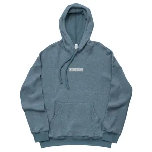 Unisex Nature Blue Sueded Fleece Hoodie