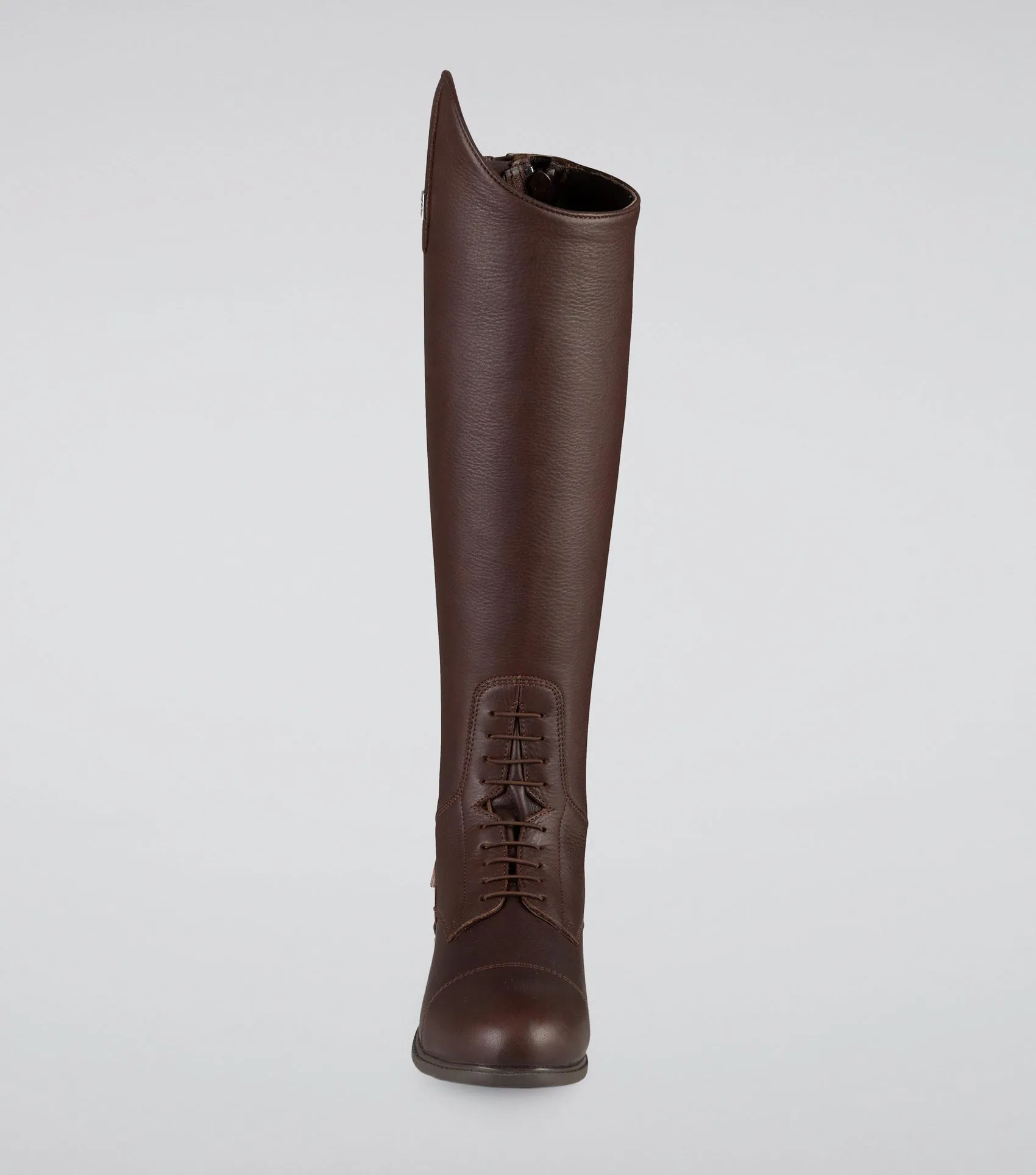 Vallardi Ladies Leather Field Tall Riding Boot Brown