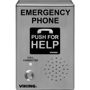 Viking E-1600-03B-EWP A.D.A. Approved Emergency / Elevator Phone with Voice Announcer and Auto Dialer