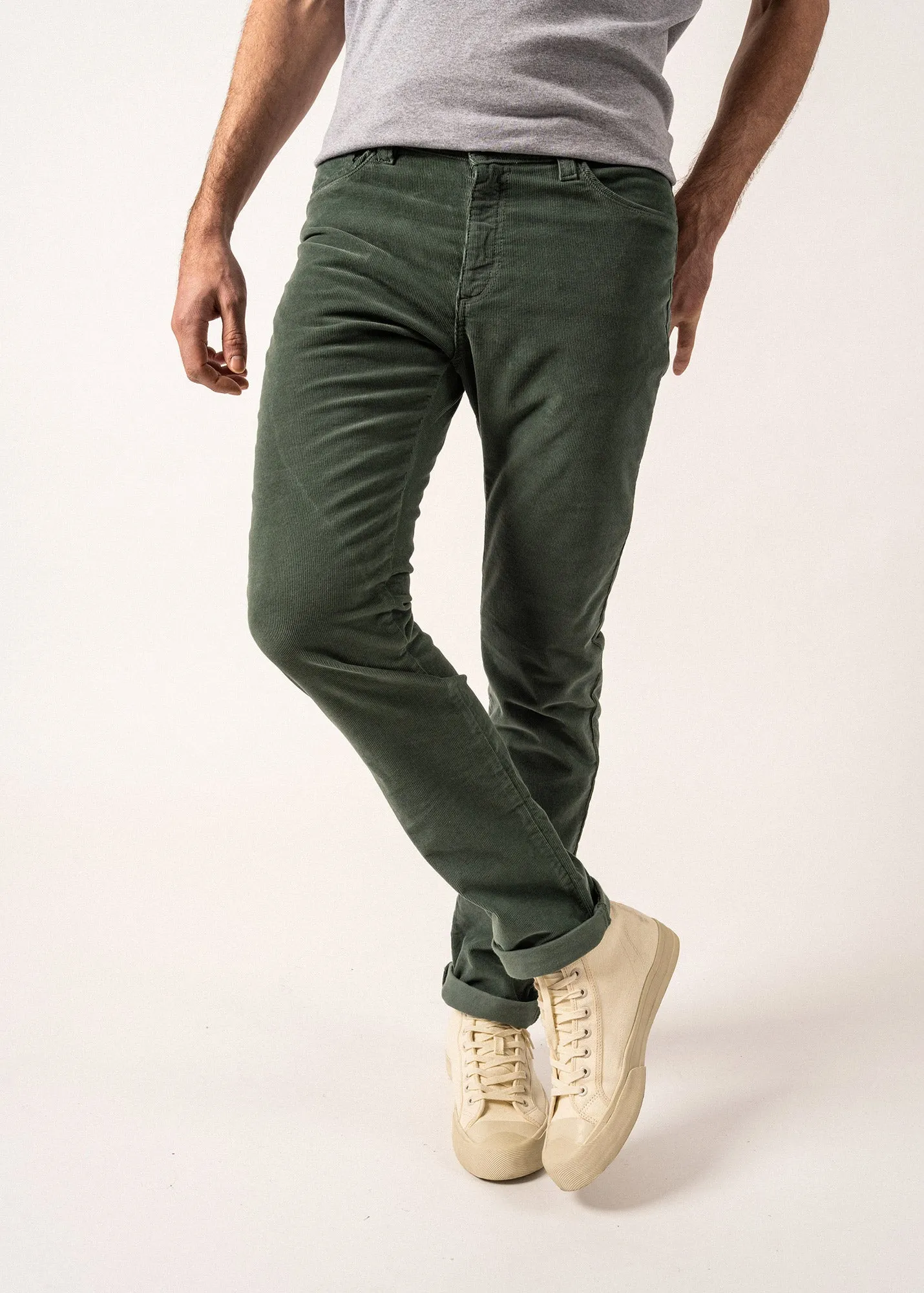 Will velvet pants - straight fit (VEGETAL)