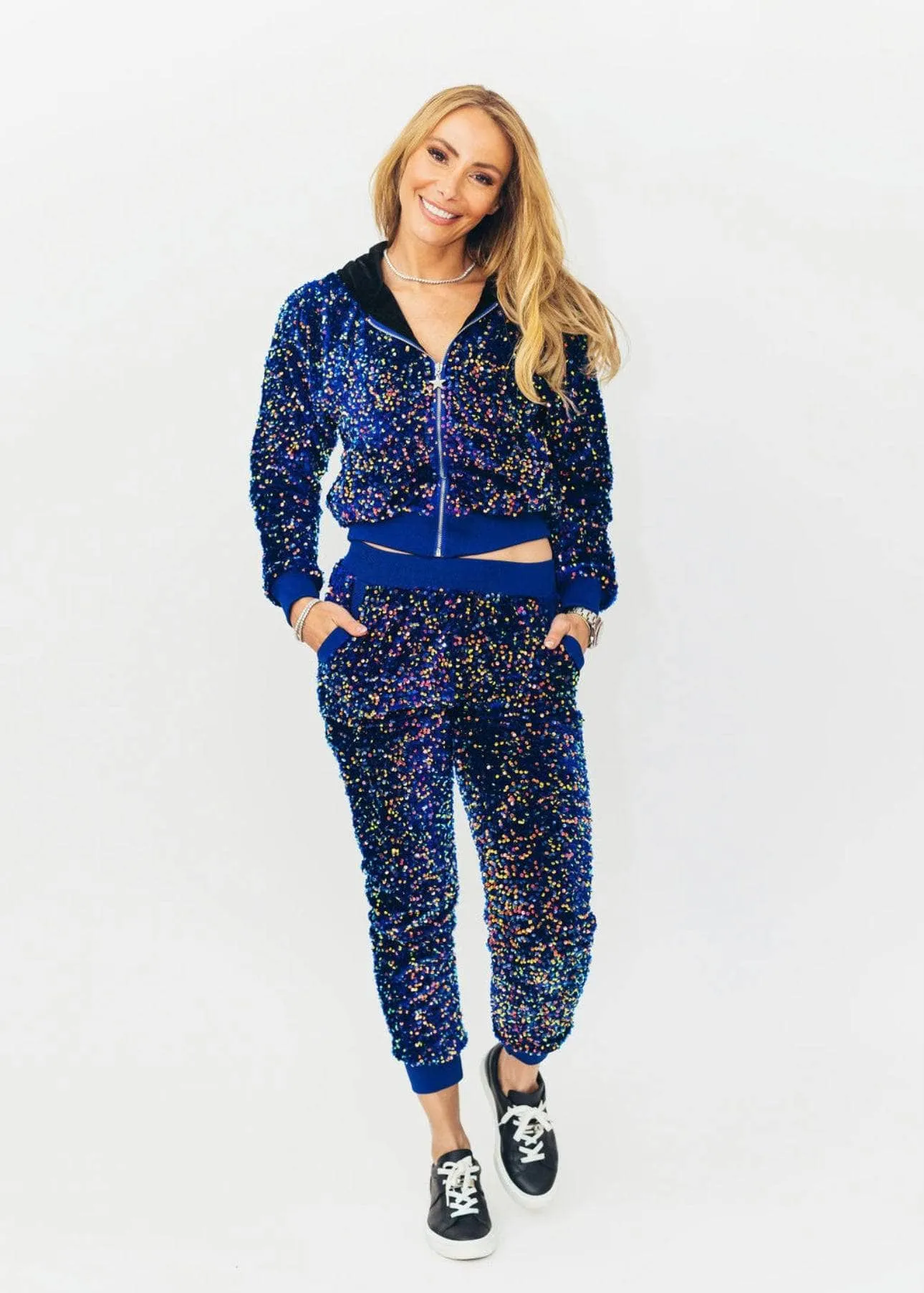 Womens Midnight Magic Sequin Set