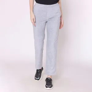 Women's Polar Track Pants - Light Grey