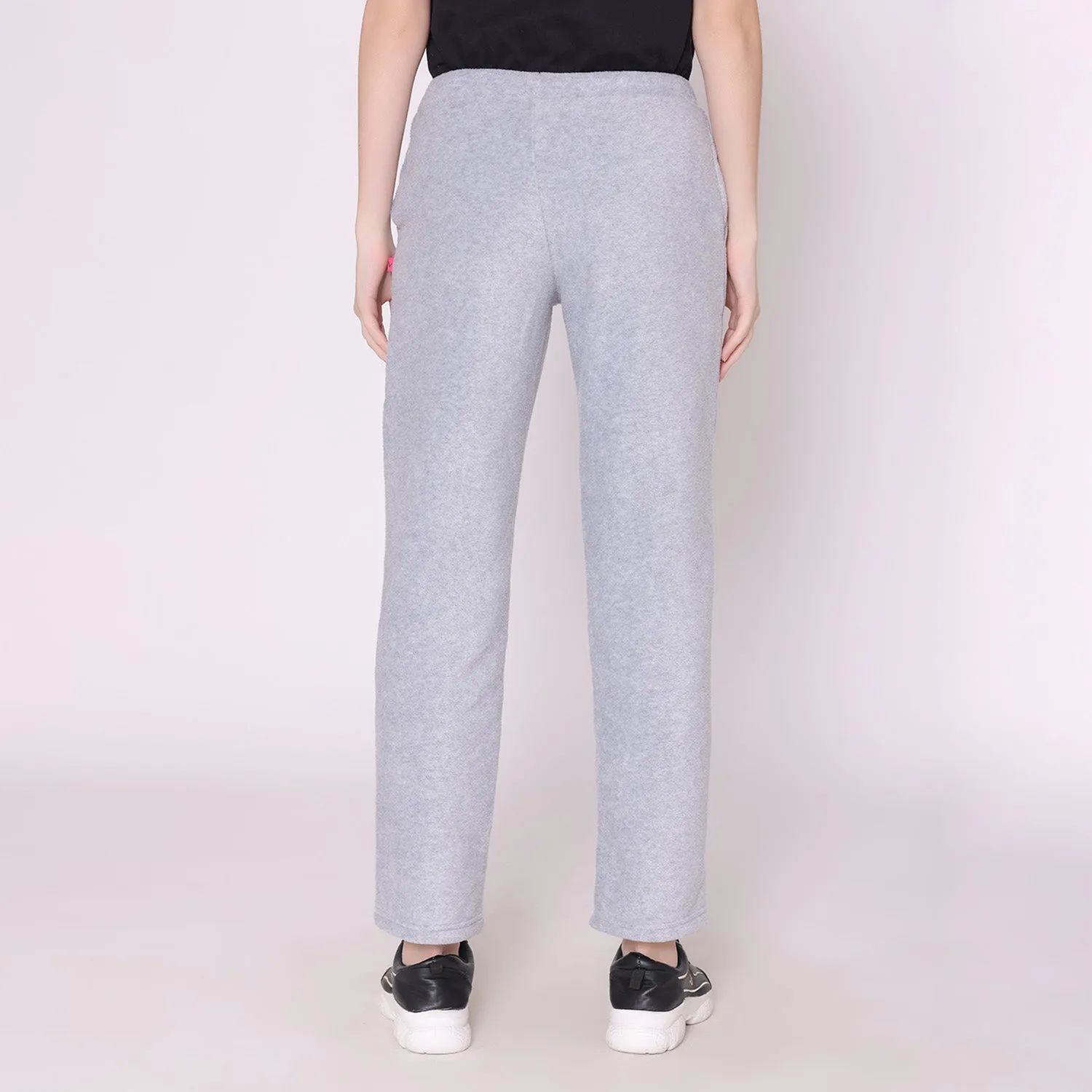 Women's Polar Track Pants - Light Grey