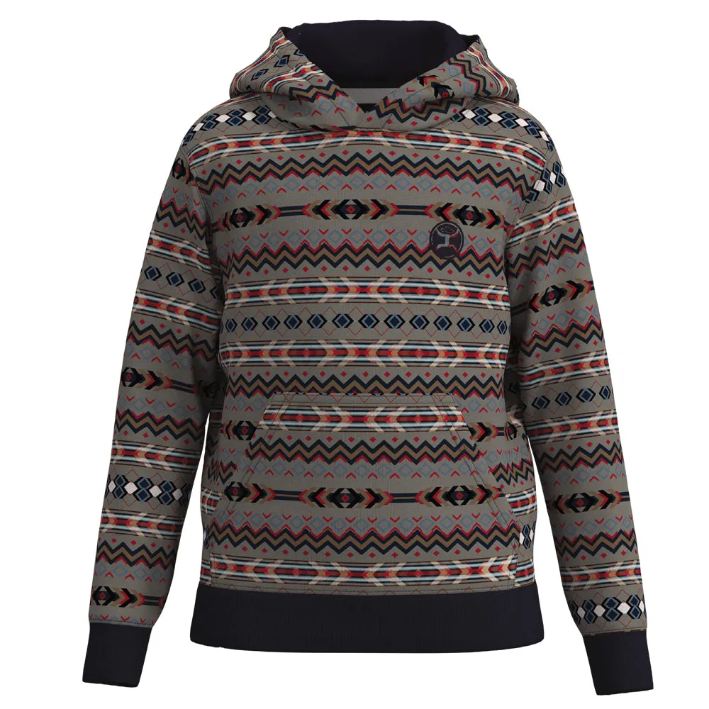 Youth "Mesa" Aztec/Navy Hoody